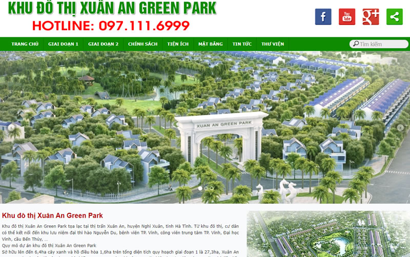 Khu đô thị Xuân An Green Park 